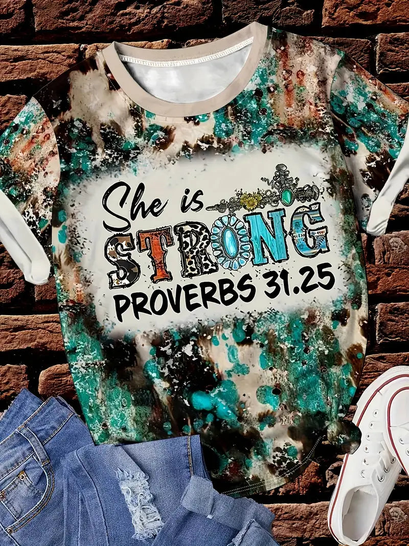 Women's Shirt -She is Strong 5-5