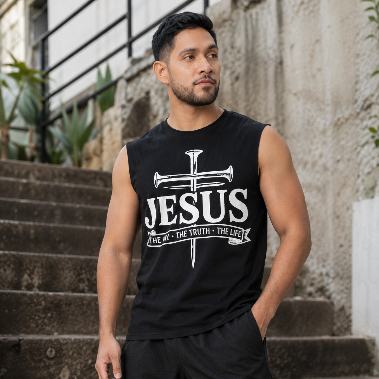 Jesus “The Way, The Truth, The Life” Sleeveless Tank