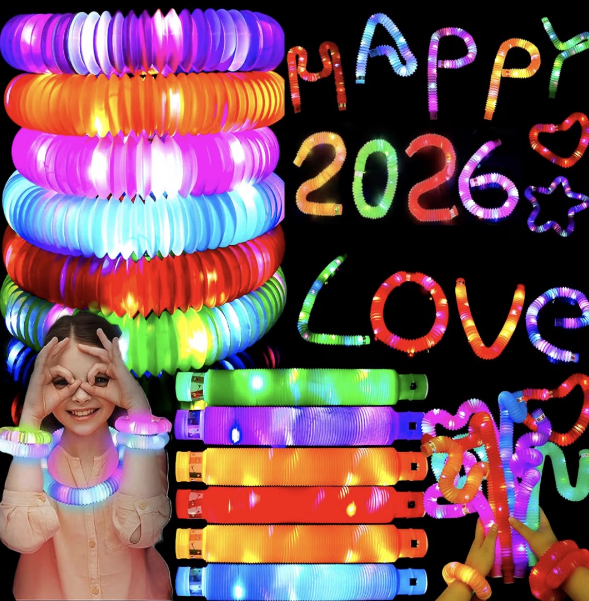 4.00each- Light Up Pop Tubes Sensory Toys