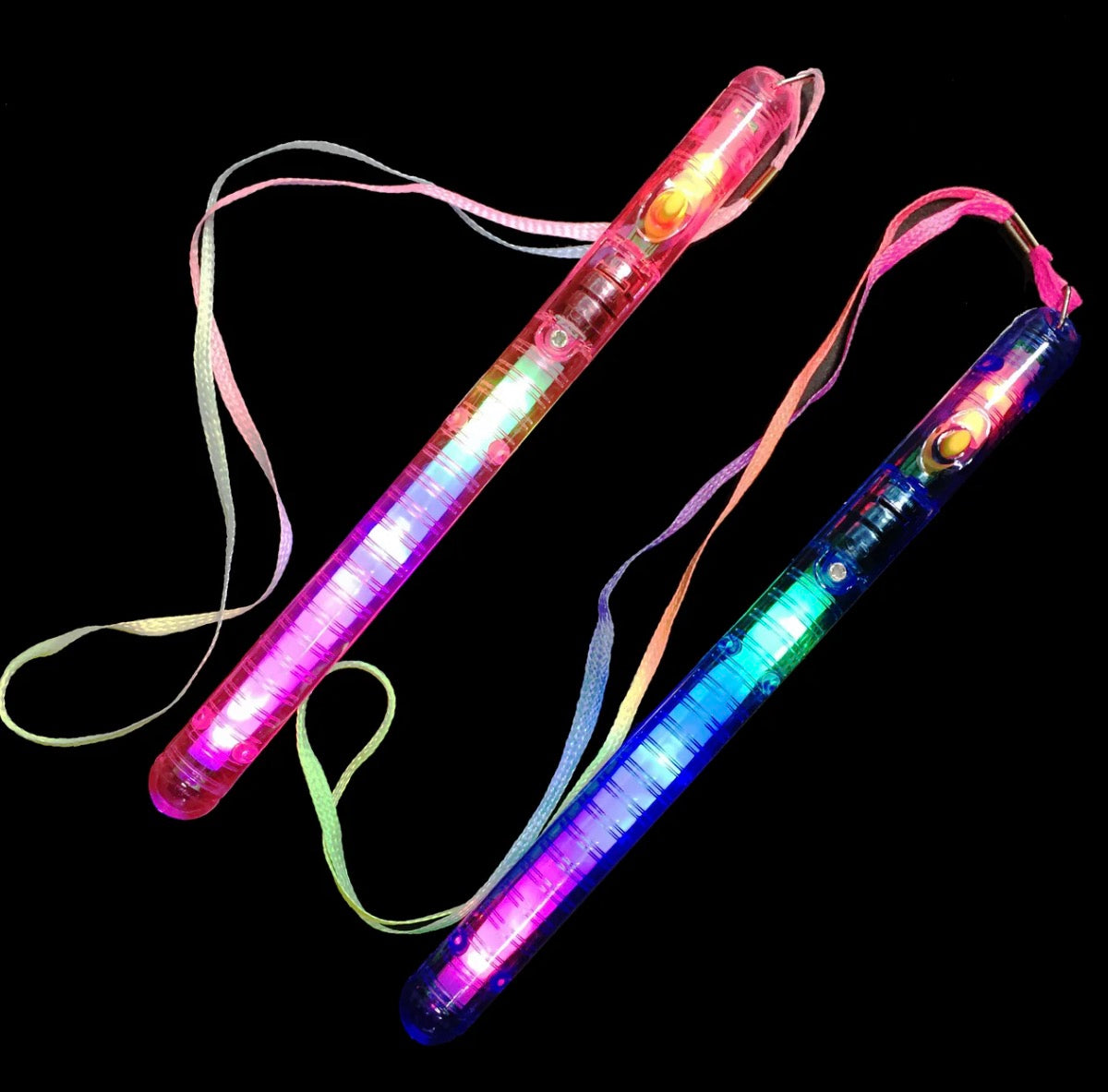 LED Light Up Wand Necklace | 7 Flash Modes | Assorted Colors