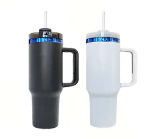 Custom Design specialty lazer, engraved -40 ounce Stainless Steel thirst quencher cup