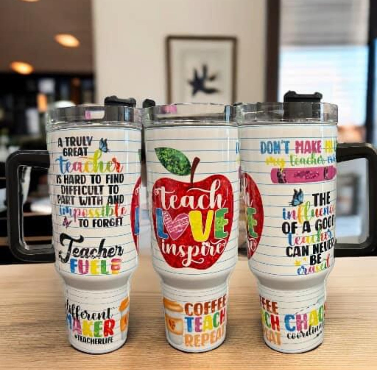 40oz Stanley Style Thirst Quencher Tumblers - Teachers cup