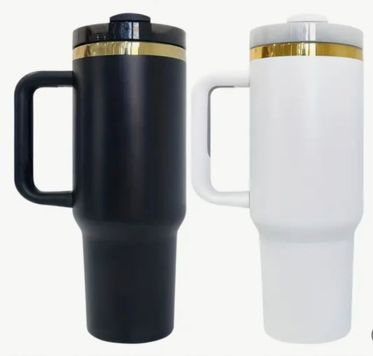 Custom Design specialty lazer, engraved -40 ounce Stainless Steel thirst quencher cup