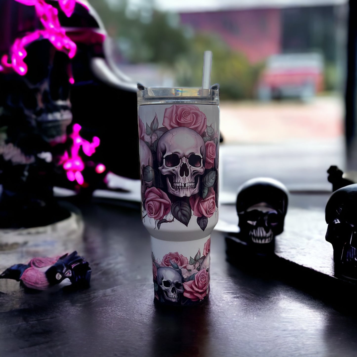 40oz Stanley Style Thirst Quencher Tumblers - Spooky Friends