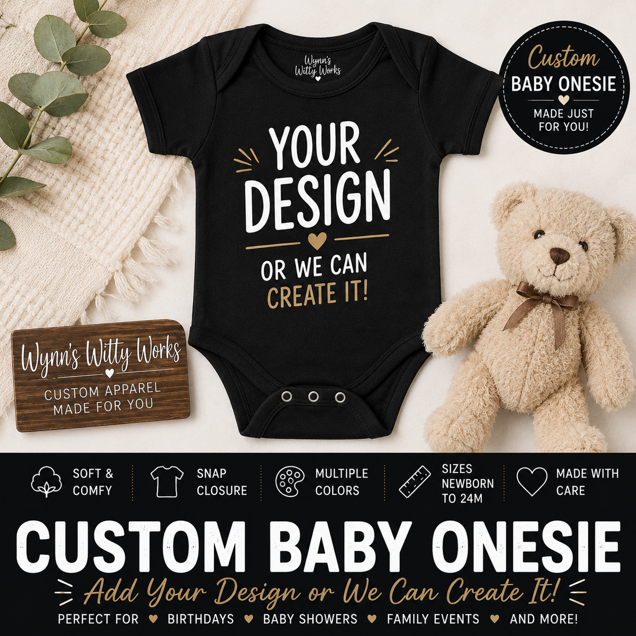 Custom T-Shirt | Personalized Shirts | Your Design or We Can Create One | Family, Business, Events & Gifts