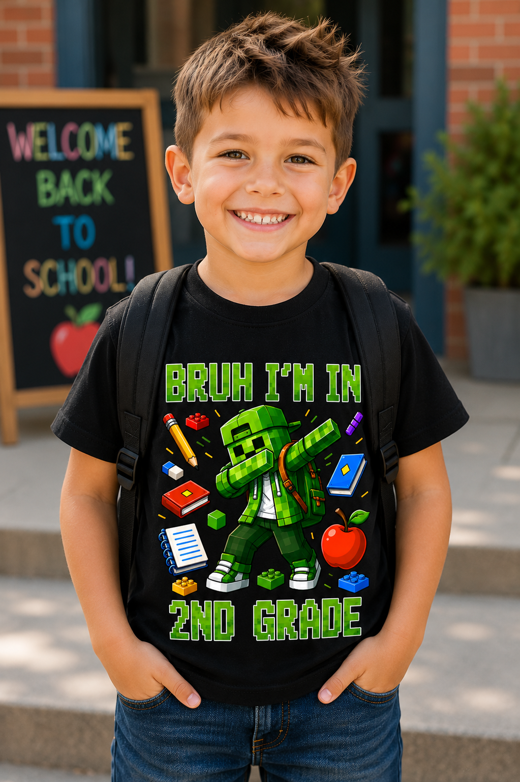 Bruh I’m In 5th Grade Shirt | Gaming First Day of School Shirt | Funny Gamer Kids Tee | Back to School Shirt