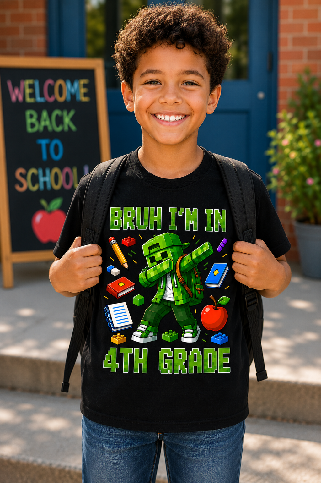 Bruh I’m In 5th Grade Shirt | Gaming First Day of School Shirt | Funny Gamer Kids Tee | Back to School Shirt