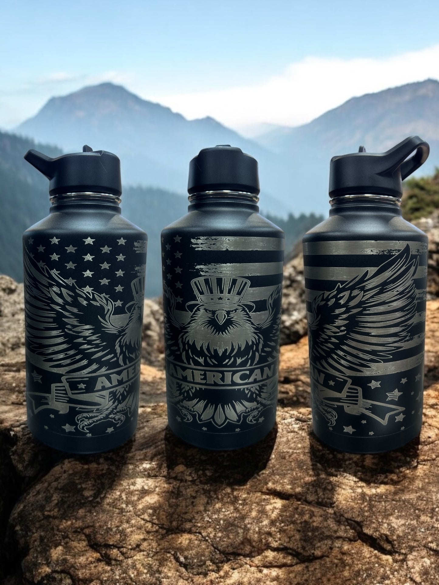 American 64oz Thirst Quencher- Engraved