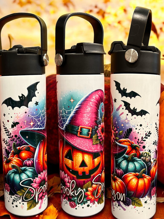 20oz Water Bottles - fall, pumpkin Water Bottle/Tumbler/Coffee Tumbler