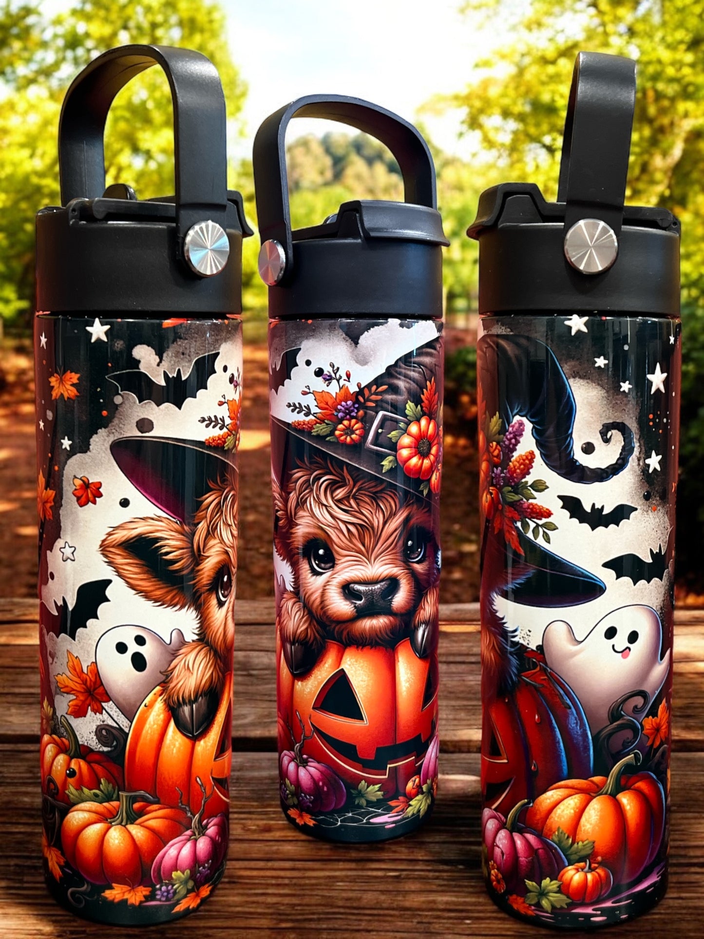 20oz Water Bottles - Just a girl who loves cows Water Bottle/Tumbler/Coffee Tumbler