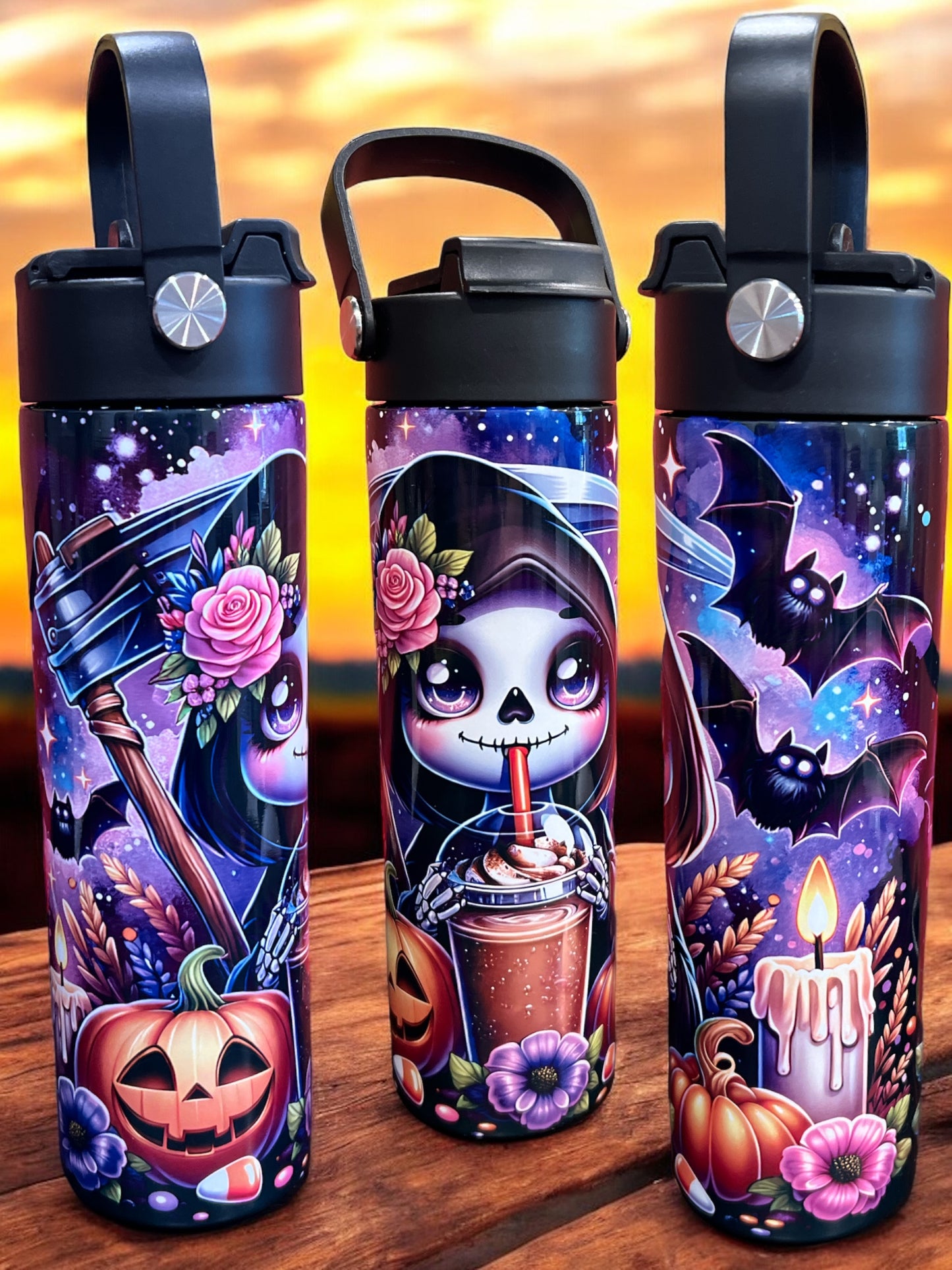 20oz Water Bottles - Halloween Water Bottle/Tumbler/Coffee Tumbler