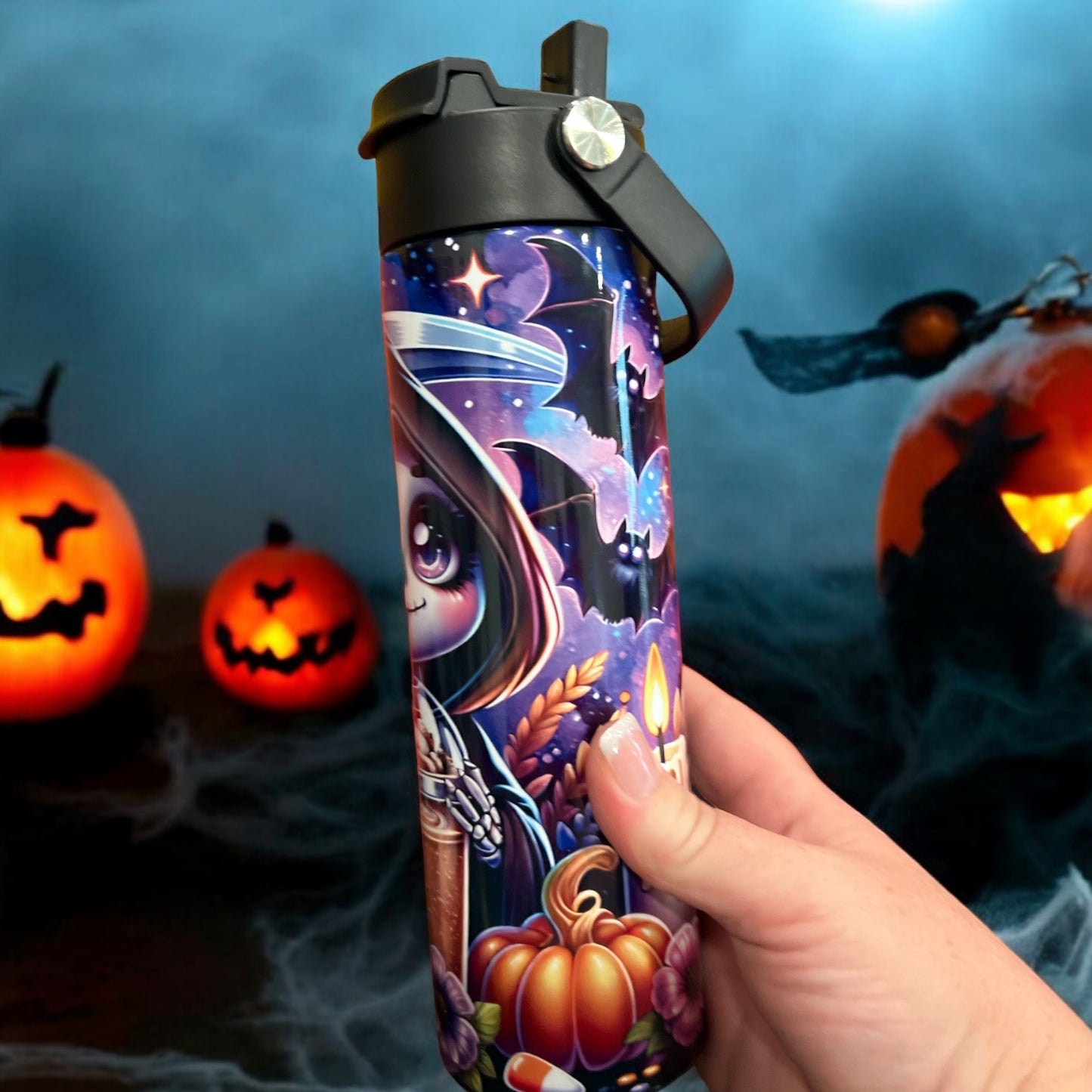 20oz Water Bottles - Halloween Water Bottle/Tumbler/Coffee Tumbler