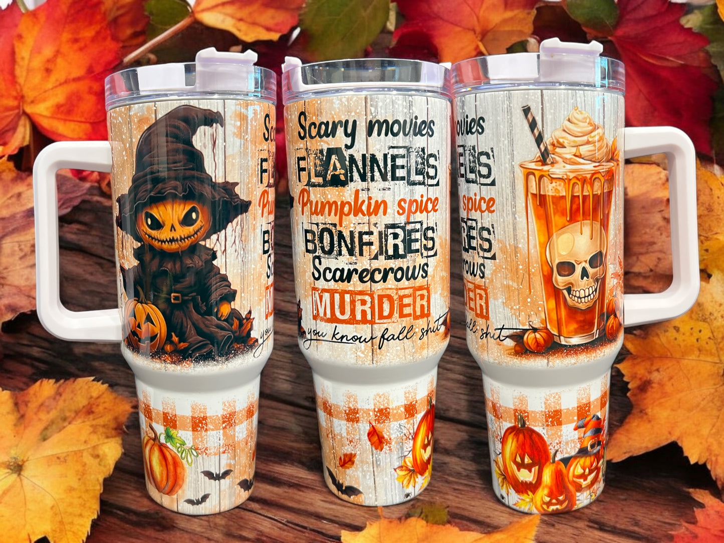 40oz Stanley Style Thirst Quencher Tumblers - Fall  Season