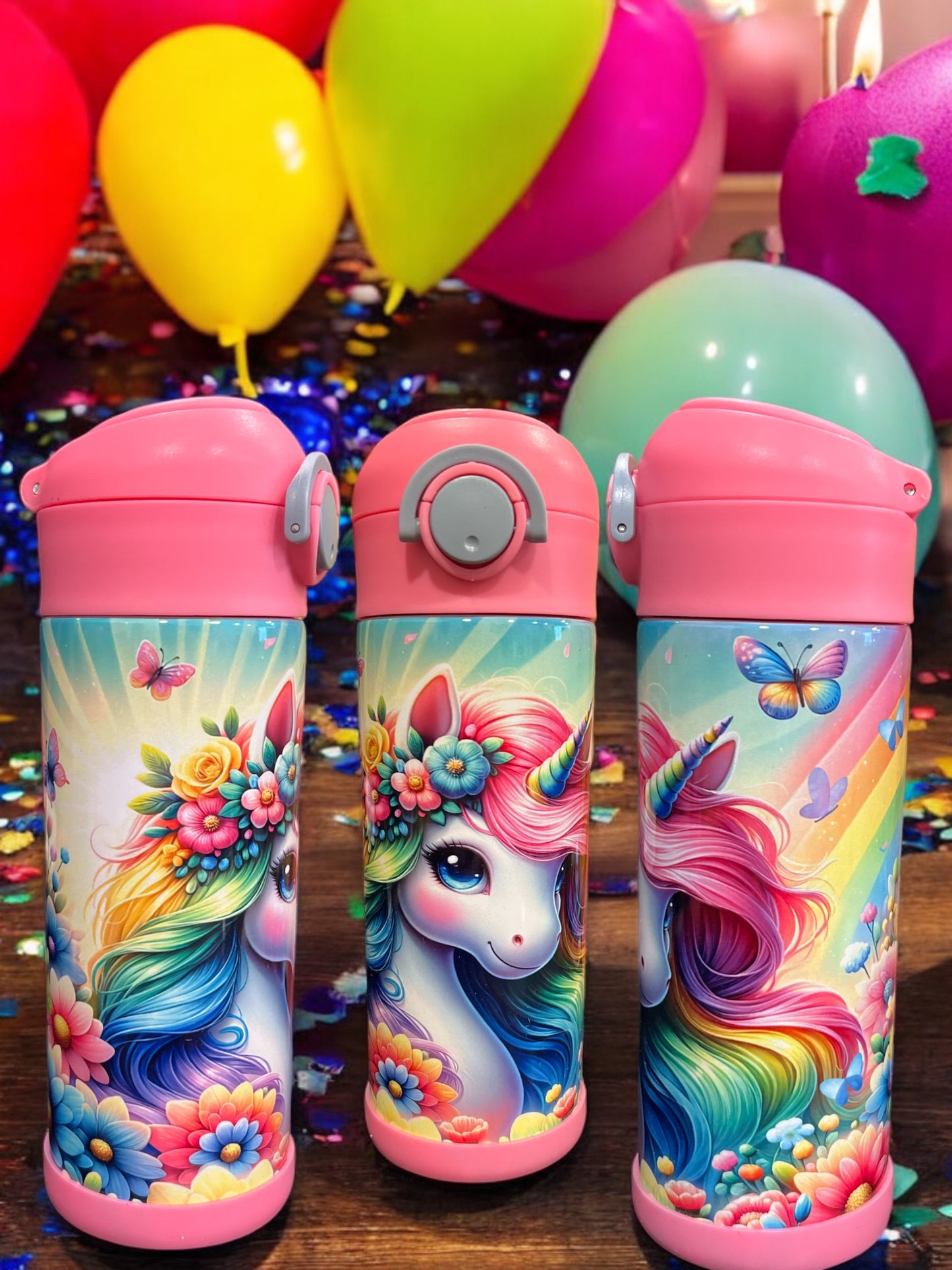 12oz kids water bottles -Unicorn