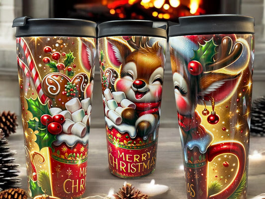 Christmas reminder -20oz Coffee Travel Tumbler with dual lids