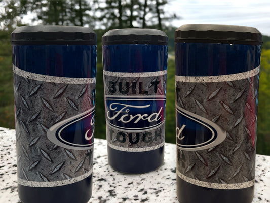 4 in 1 Bottle and Can Holder and Tumbler 16oz- Ford Tough