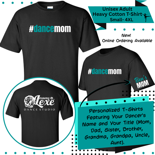 New! Personalized Dance Family Crew Neck Tees