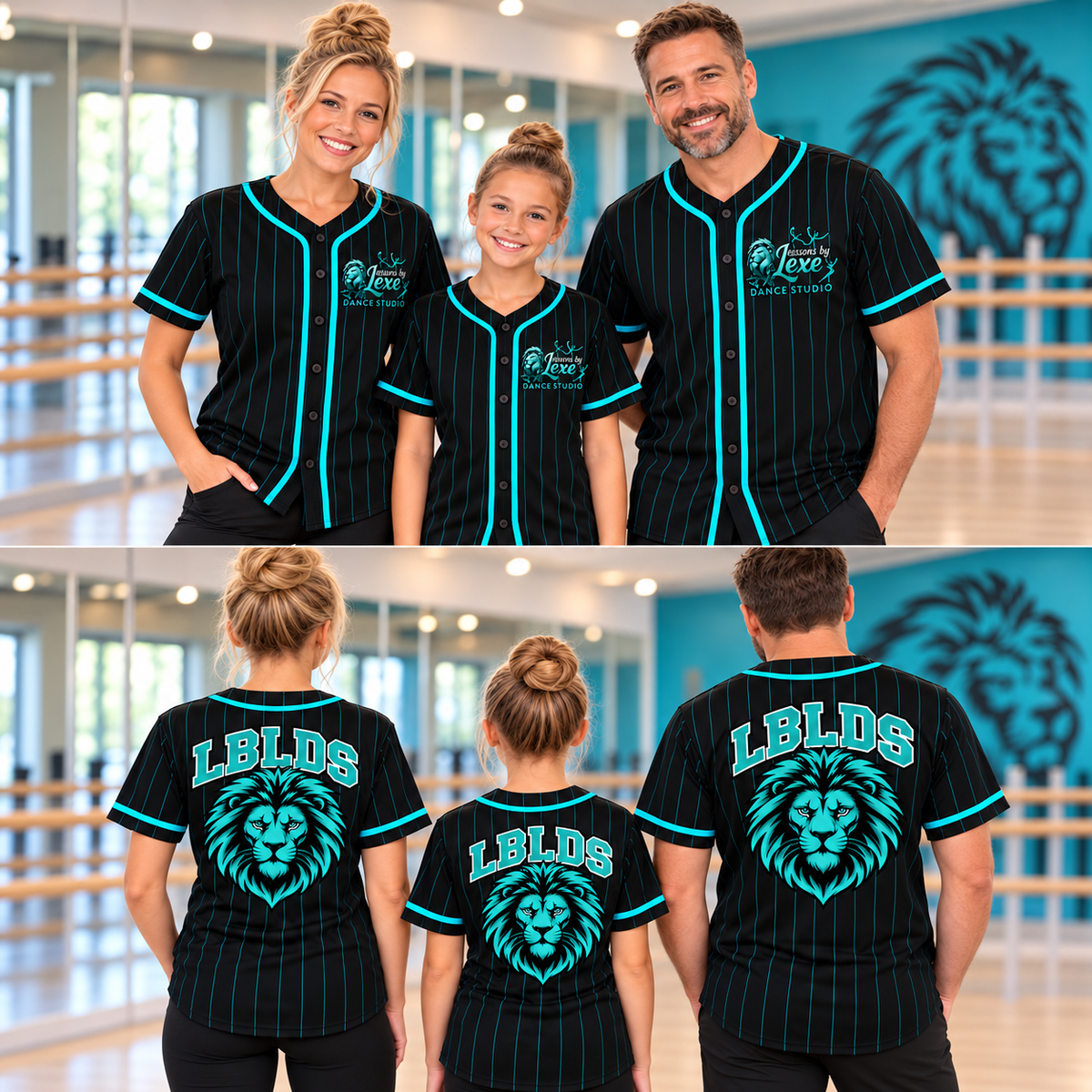 Lessons by Lexe Lion Pride Baseball Jersey | Youth & Adult