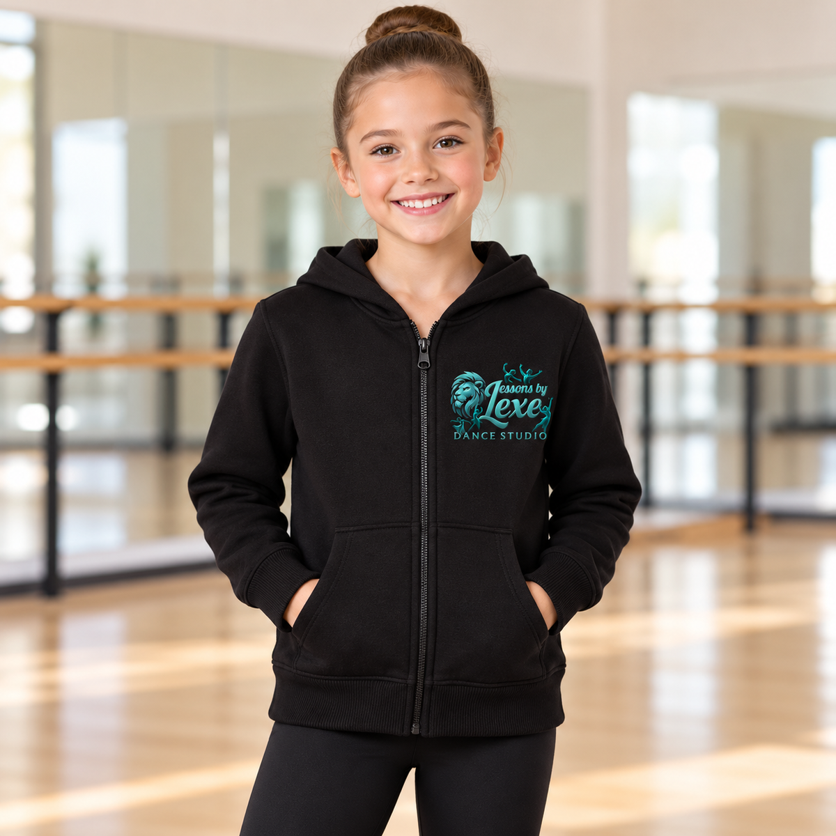 Lessons by Lexe Dance Studio Zip-Up Hoodie | Youth–Adult 4XL