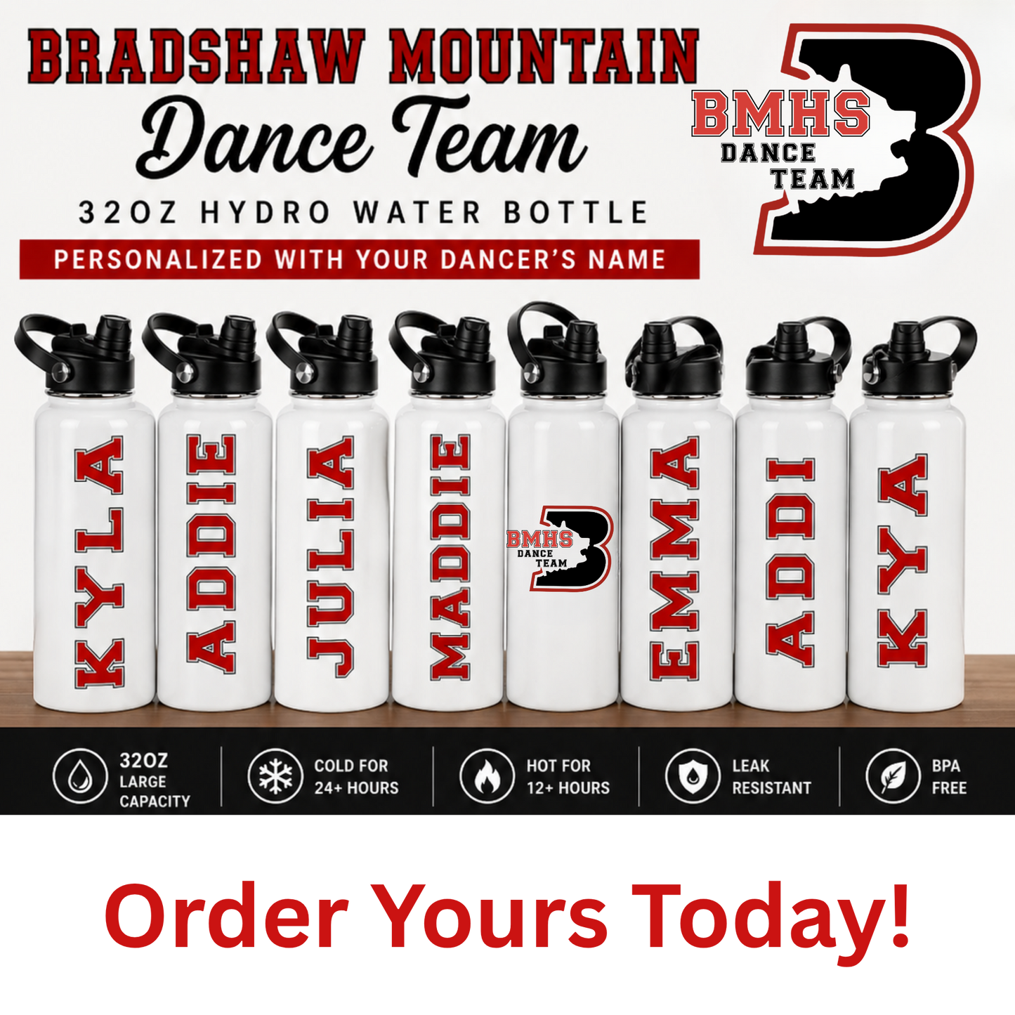 32oz Bradshaw Mountain Dance Team
