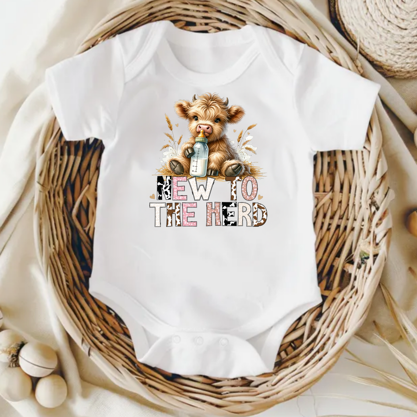 New to the Herd - Baby One Piece