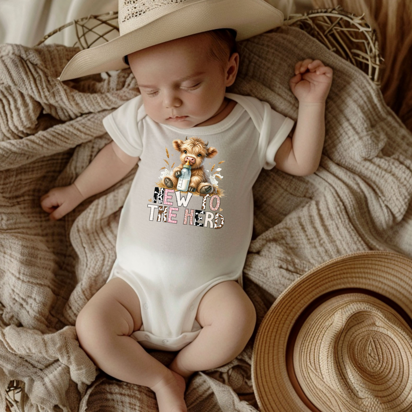 New to the Herd - Baby One Piece