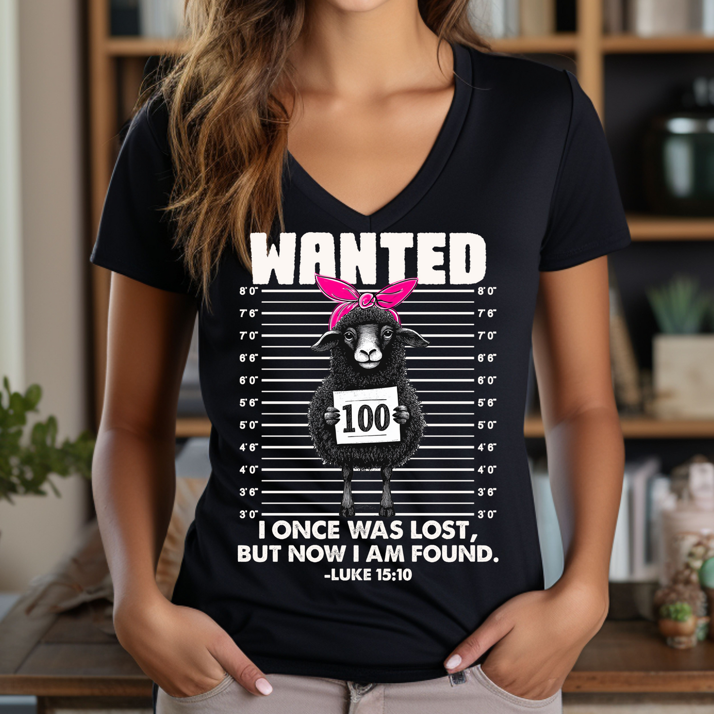 Lost Sheep Christian Shirt – Luke 15:10 | “I Once Was Lost But Now I’m Found” Bible Verse Tee, Hoodie & Sweatshirt