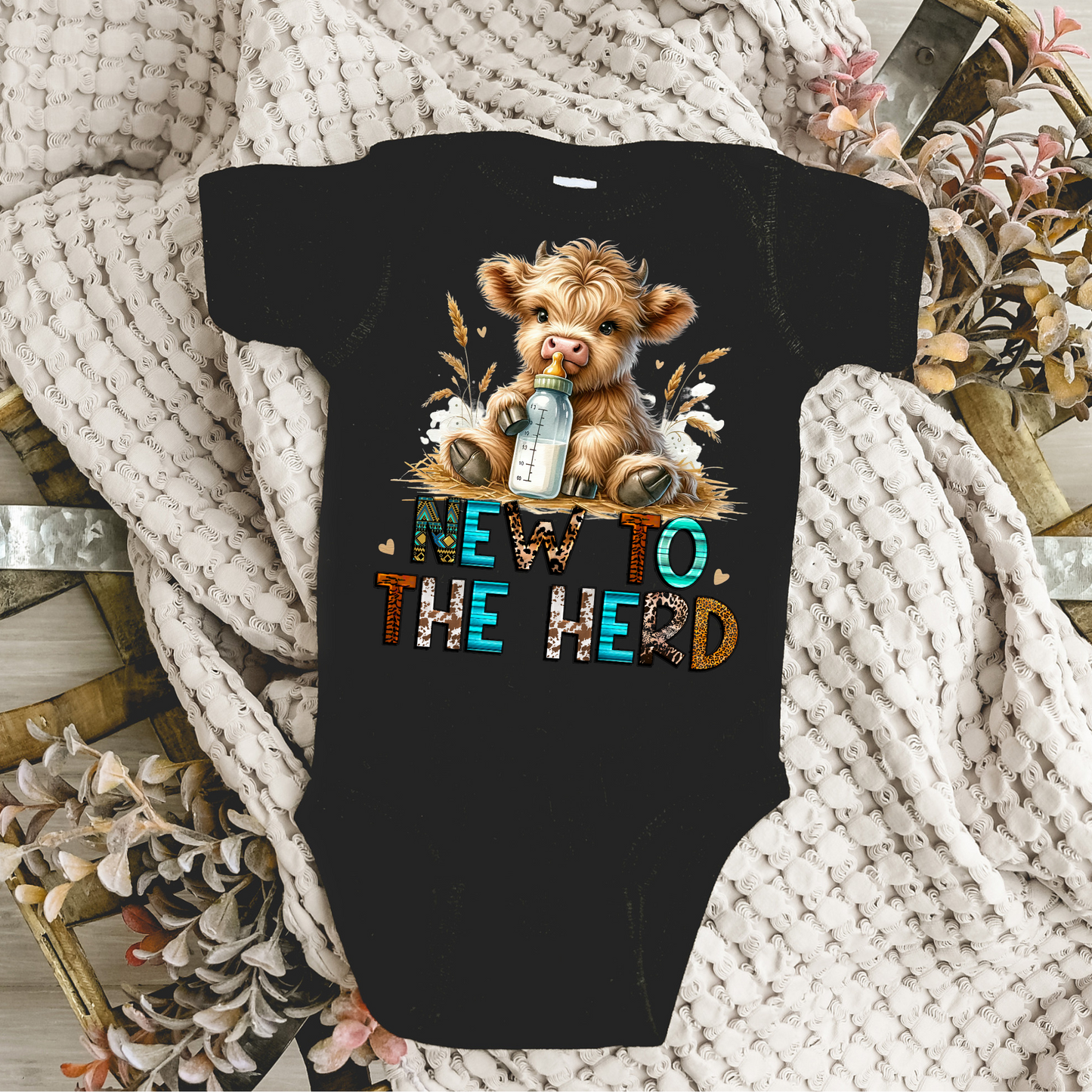 New to the Herd  - Baby One Piece