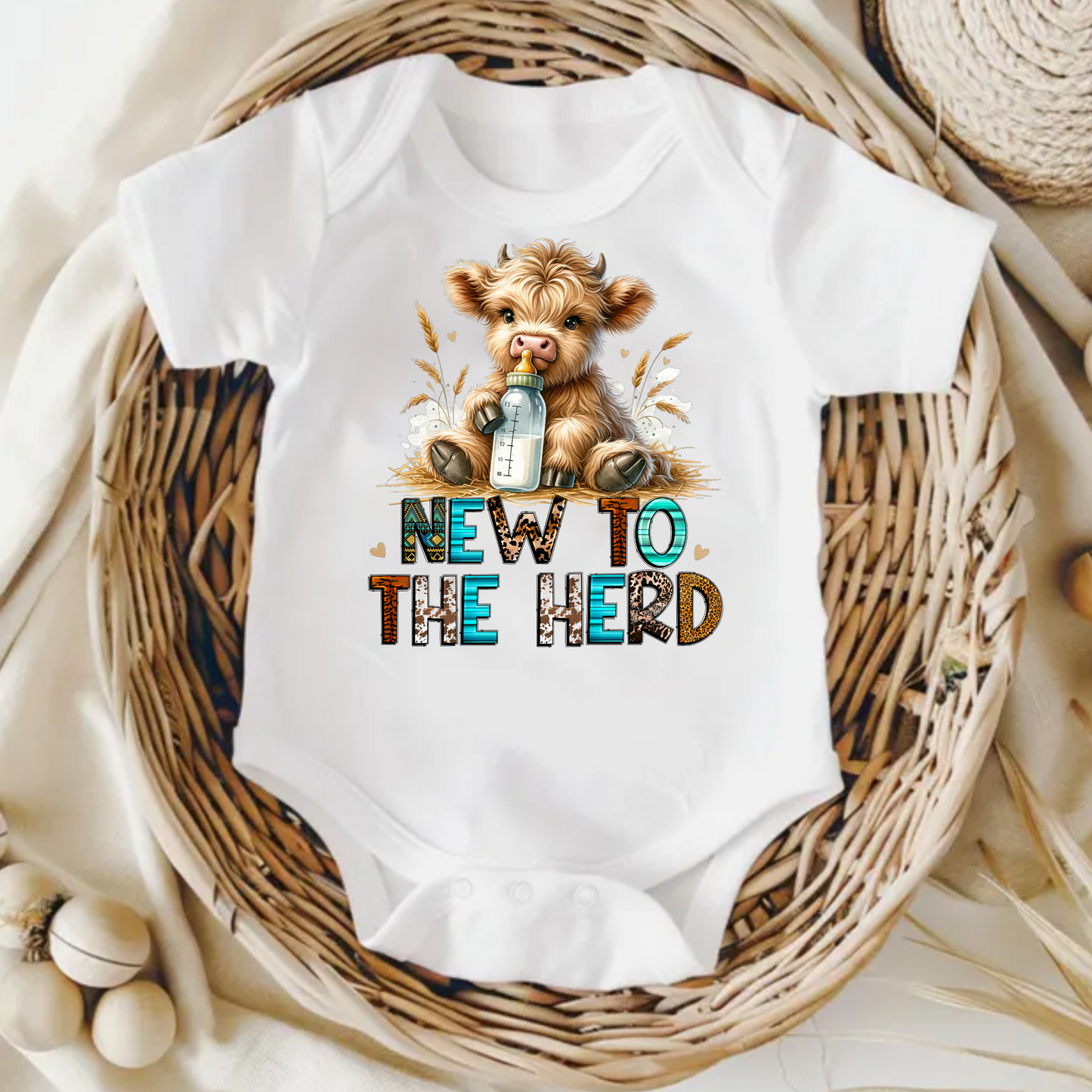New to the Herd  - Baby One Piece