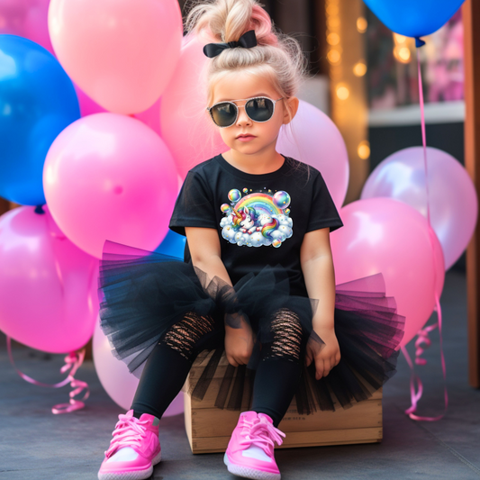 Children's Shirt -Girls Unicorn   13-4
