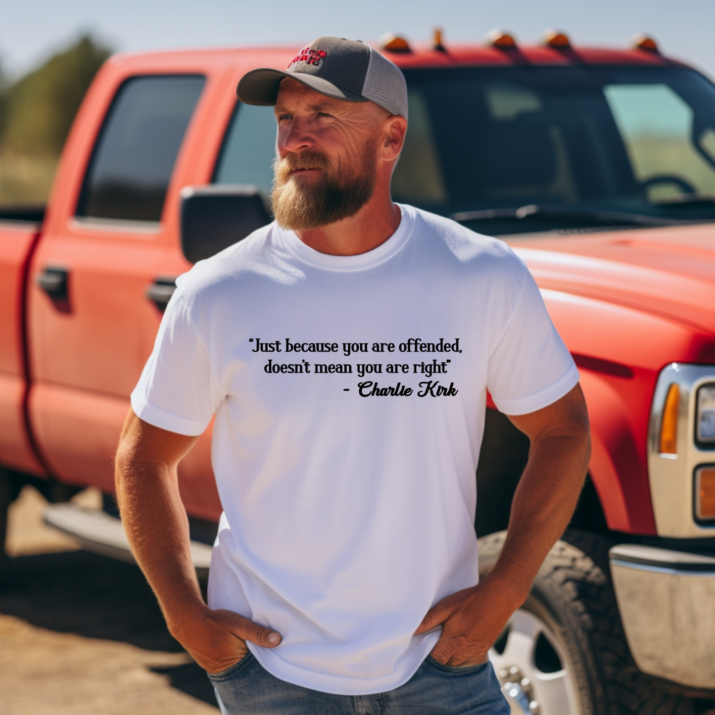 “Being offended doesn’t mean you’re right.” – Charlie Kirk