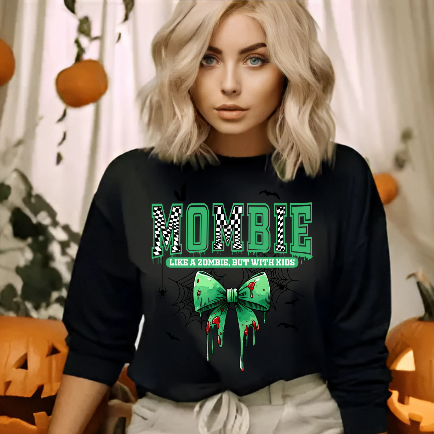 🧟‍♀️👩‍👧‍👦 Mombie T-Shirt – Like a Zombie, But With Kids (Now in Plus Sizes!) T shirts, Hoodies, Sweaters