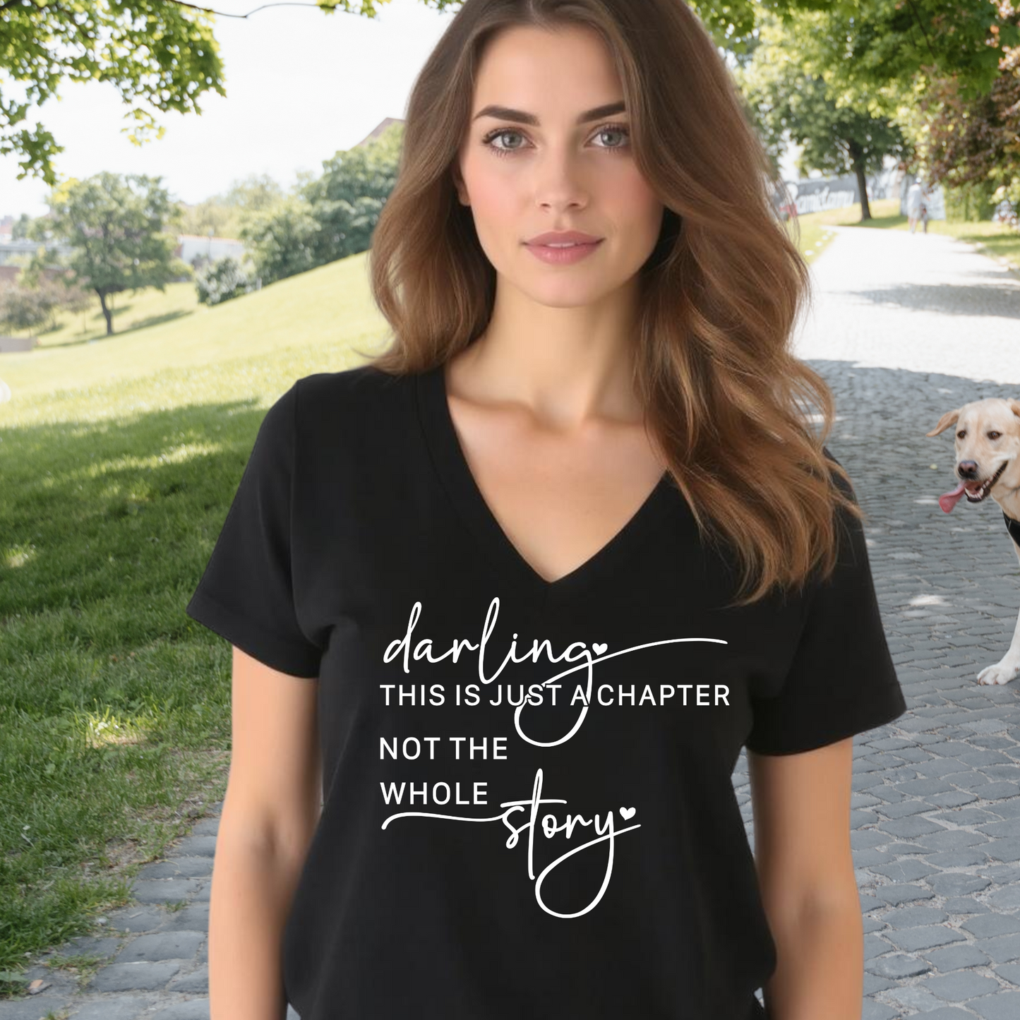 Faith Over Fear Christian T-Shirt for Women – Inspirational Bible Verse V-Neck & U-Neck Tee