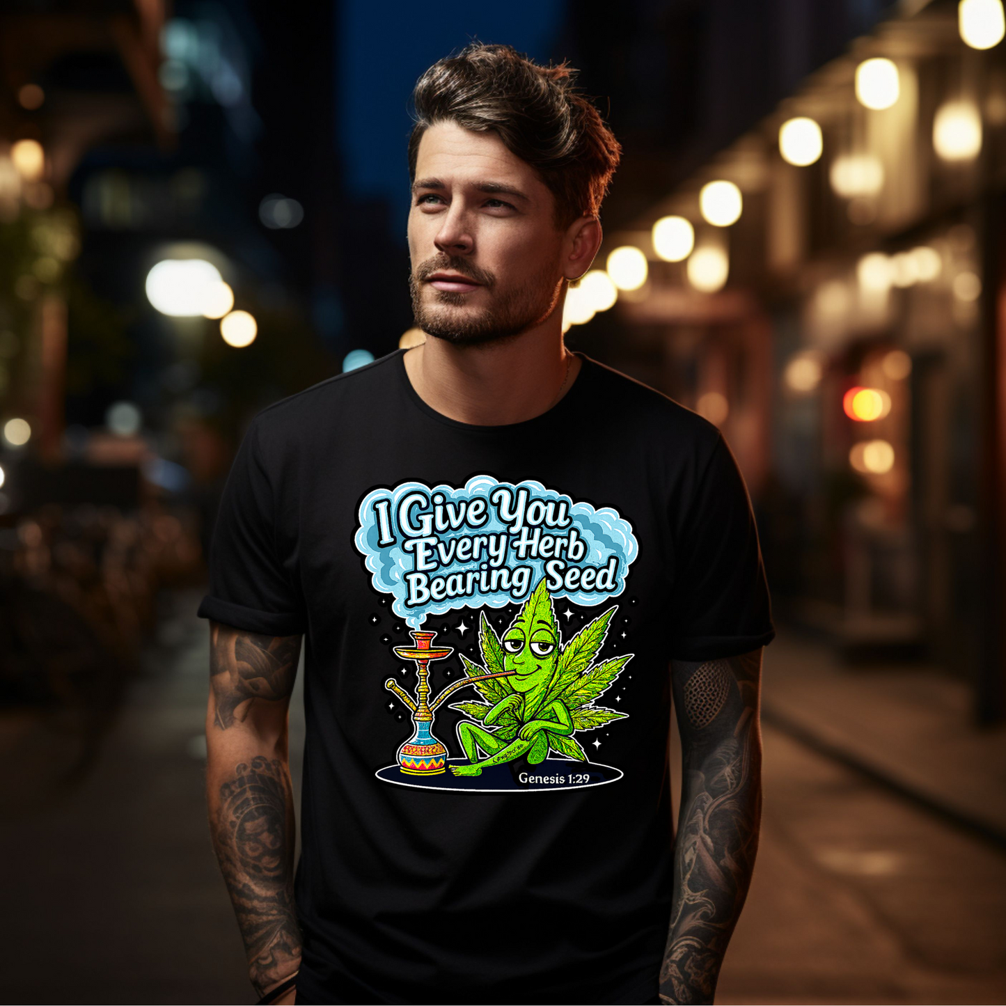 I’ll Give You Every Herb Bearing Seed” Graphic Tee & Hoodie,  Cotton T-Shirt, Hoodie
