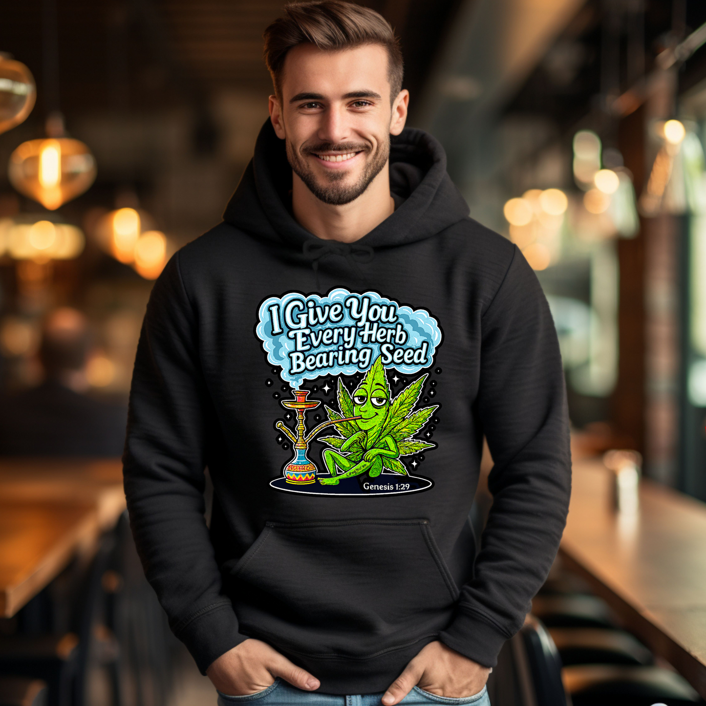 I’ll Give You Every Herb Bearing Seed” Graphic Tee & Hoodie,  Cotton T-Shirt, Hoodie