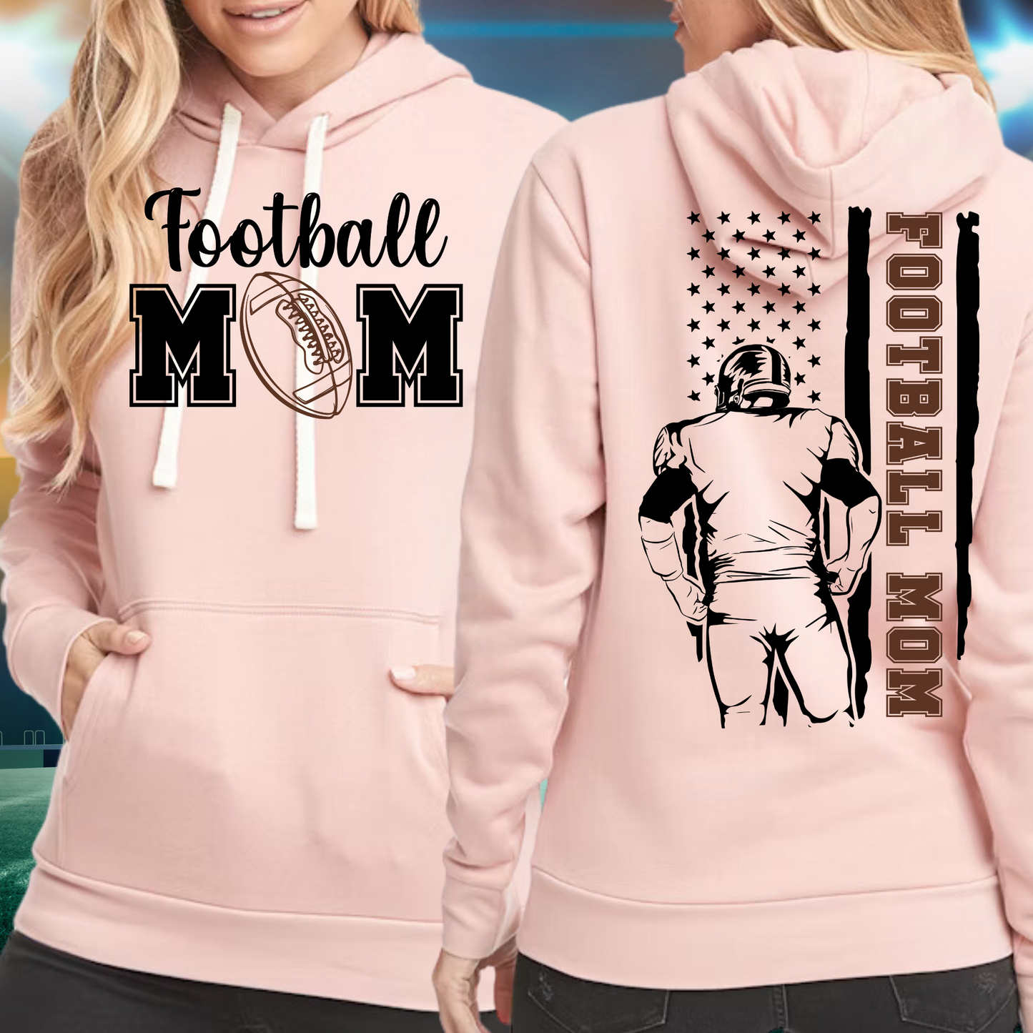 Women's Hoodies - Football Mom