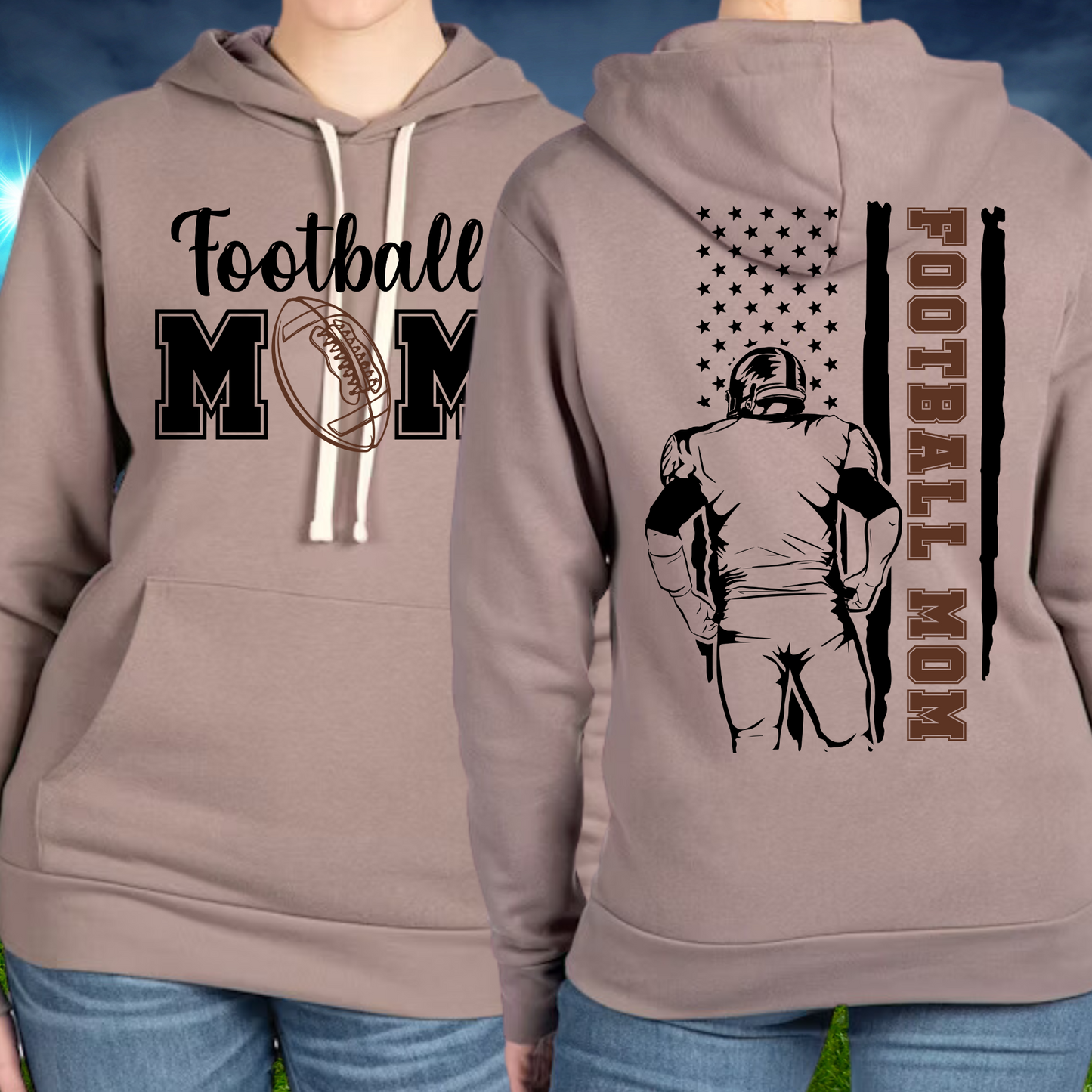 Women's Hoodies - Football Mom