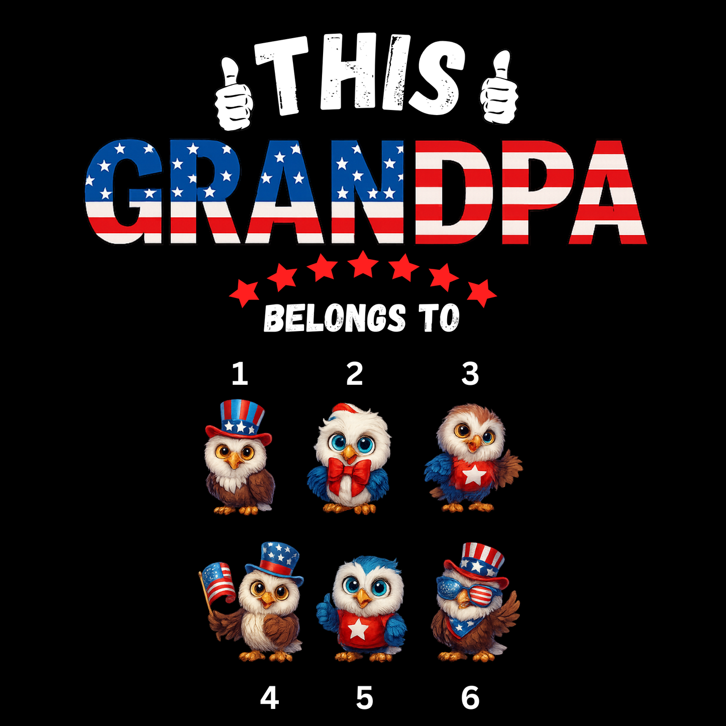 This grandpa belongs to personalized T-Shirt