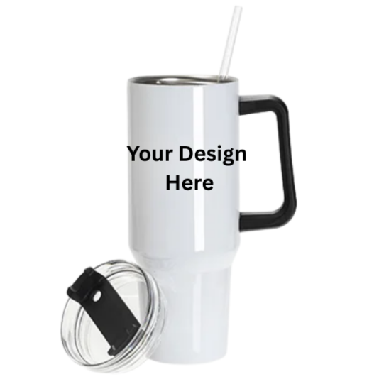 Custom- 40oz  Stainless Steel Sublimation Thirst Quencher Cup