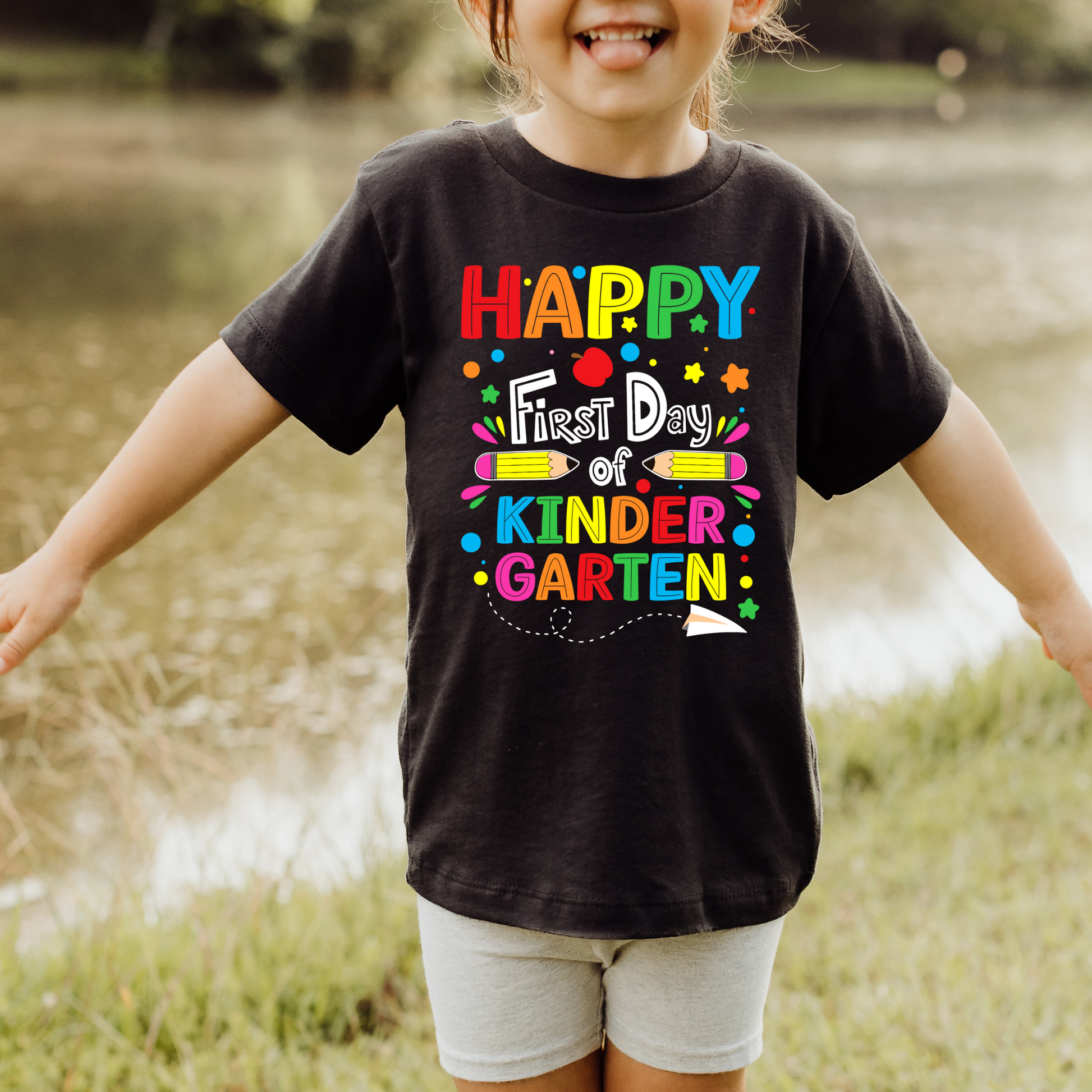 “Back to School Kids T-Shirt for boys and girls, perfect for the first day of preschool, kindergarten, and elementary school.”
