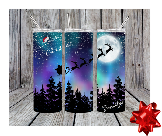 Northern Lights Christmas 20oz Tumbler