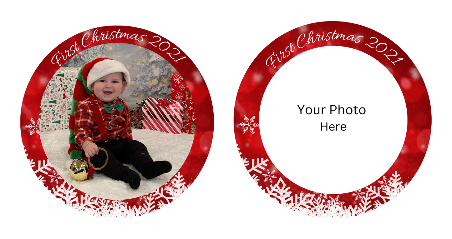 Photo Keepsake Christmas Ornaments